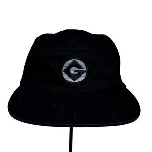 Despicable Me Black Adjustable Hat With Minions Logo Yellow Accents Cap Mens M